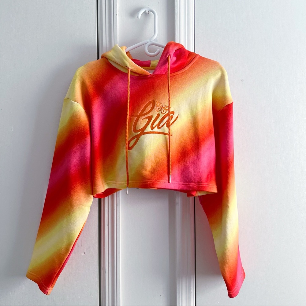 I.AM.GIA Sarai Ombre Cropped Hoodie